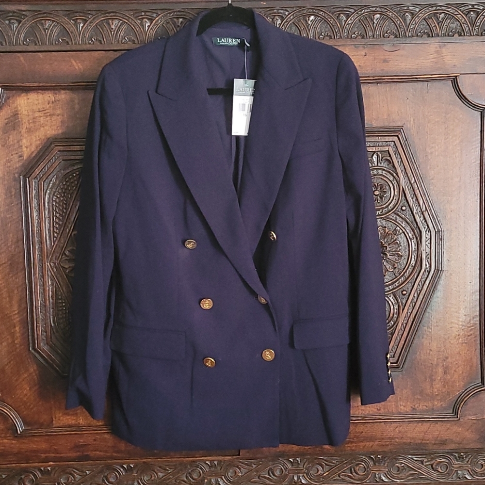 Ralph Lauren Blazer NWT Navy 16